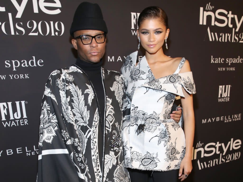 File: Law Roach and Zendaya attend the Fifth Annual InStyle Awards at The Getty Center on October 21, 2019 in Los Angeles, California (Getty Images)