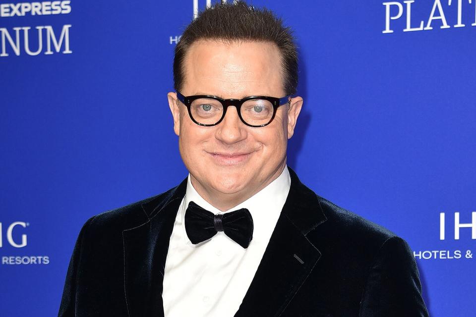 Brendan Fraser attends the 34th Annual Palm Springs International Film Festival's Film Awards Gala Arrivals at Palm Springs Convention Center on January 05, 2023 in Palm Springs, California.