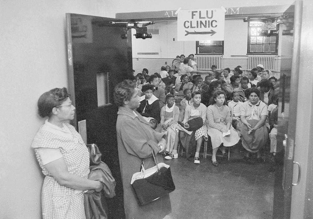 flu clinic 1957