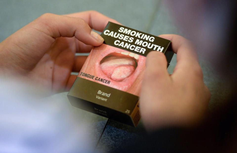 Tobacco remains the leading cause of cancer worldwide today. THE CANADIAN PRESS/Sean Kilpatrick