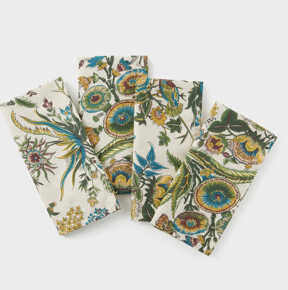 <p><a href="https://go.redirectingat.com?id=74968X1596630&url=https%3A%2F%2Ftnuck.com%2Fcollections%2Fhome%2Fproducts%2Fsharp-floral-printed-napkins-set-of-4%3Fvariant%3D44376937070814&sref=https%3A%2F%2Fwww.harpersbazaar.com%2Ffashion%2Ftrends%2Fg46065605%2Fyear-in-fashion-best-items-bazaar-editors-2023%2F" rel="nofollow noopener" target="_blank" data-ylk="slk:Shop Now;elm:context_link;itc:0;sec:content-canvas" class="link rapid-noclick-resp">Shop Now</a></p><p>Sharp Floral Printed Napkins (Set of 4)</p><p>tnuck.com</p><p>$68.00</p>