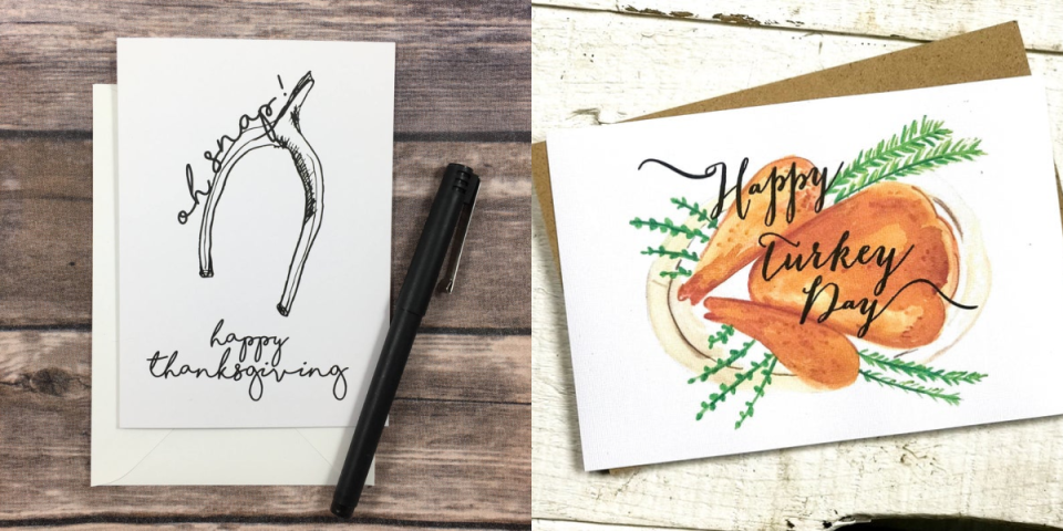 25 Adorable Greeting Cards to Send Your Loved Ones This Thanksgiving