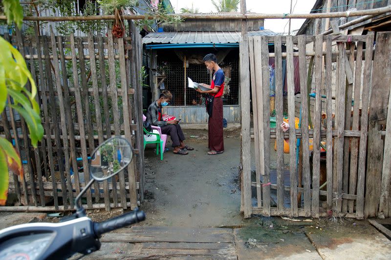 The spread of the coronavirus disease (COVID-19) in Yangon