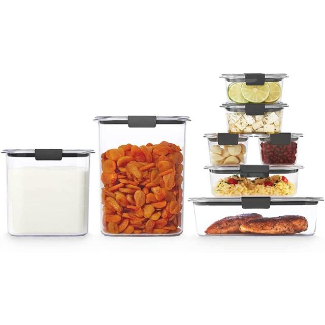 Rubbermaid Brilliance Pantry Storage Container, 16 Cup, Dishwasher Safe -  Yahoo Shopping