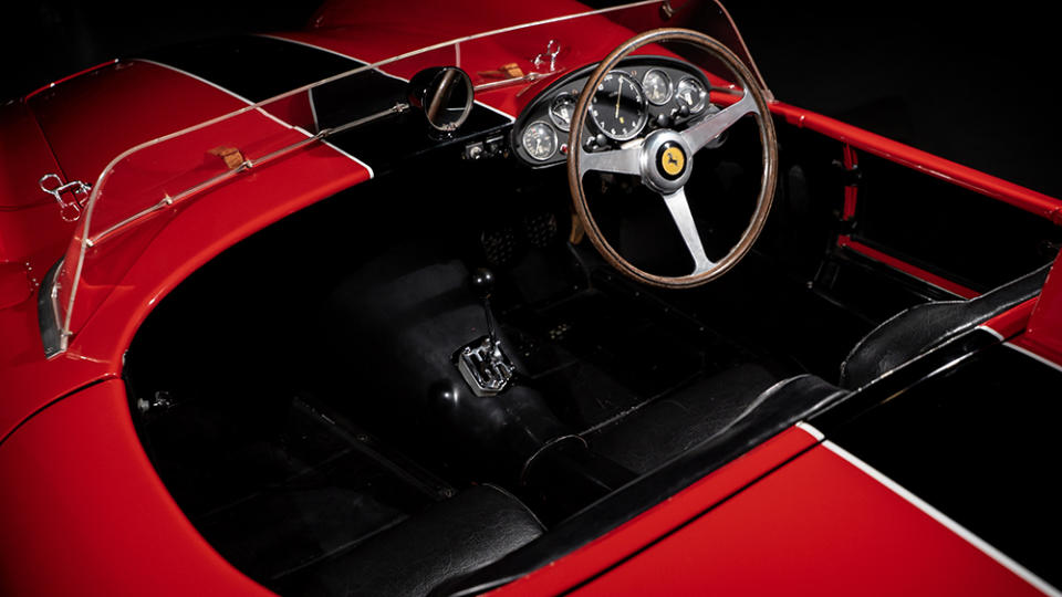 Inside the Ferrari 500 TRC Spider by Scaglietti - Credit: RM Sotheby's