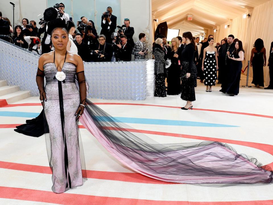 Quinta Brunson attends the 2023 Met Gala.