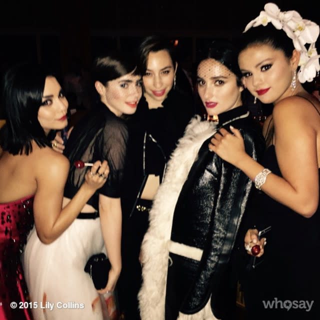 Vanessa Hudgens is quite the loyal gal pal! The 26-year-old <em>Spring Breakers</em> star appeared on Bravo's <em>Watch What Happens Live!</em> on Thursday, where she dished on Justin Bieber and her close friend Selena Gomez's encounter at this year's Met Gala. The exes didn't have a run-in on the red carpet, but they reportedly a spent a lot of time in the same room together at Rihanna's star-studded afterparty, though the two only "exchanged some words." The "Baby" singer later stirred the pot in a TMZ video by commenting that Selena "looked gorgeous" that night. "She's one of my best friends, and you just want to have your girlfriend's back, so that's what I did," Vanessa said when asked by a caller about the former on-again/off-again couple's encounter. "We didn't, like, try to avoid him or anything. I mean, no one wants to really see your ex-boyfriend." <strong>PHOTOS: Celebrity BFFs!</strong> Vanessa and Selena indeed were all about the girl power that night, hanging with Lily Collins and Janelle Monae. Vanessa also hilariously revisited her breakout role as Gabriella Montez in <em>High School Musical </em>during her Bravo appearance, with a little help from <em>Twilight</em> star Kellan Lutz and Andy Cohen! Check out the three reenacting the dramatic pool scene from <em>High School Musical 2</em>, in which Gabriella confronts Troy [Zac Efron's character]. Kellan makes an excellent Sharpay [Ashley Tisdale's character], no? <strong>NEWS: Zac Efron Is '100 Percent' Up for a 'HSM' Reunion</strong> ET caught up with Vanessa last month, when she talked about preparing for her Broadway debut in <em> Gigi</em>, and the pressures of taking on a role once played by Audrey Hepburn. Watch below!