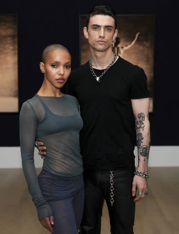 <p>Jordan Pettitt/PA Images via Getty</p> FKA Twigs and Jordan Hemmingway