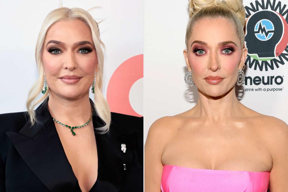 <p>Jamie McCarthy/Getty; Jesse Grant/Getty</p> Erika Jayne says she lost weight from going through menopause.