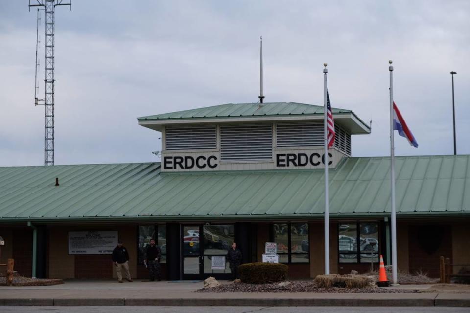 Eastern Reception, Diagnostic and Correctional Center is shown in this Feb. 7, 2023 photograph. The prison in Bonne Terre, Missouri, houses the prison system’s execution chamber.