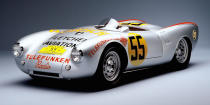 <p>Yes, some early Porsche prototypes were mid-engined, but the <a rel="nofollow noopener" href="http://www.roadandtrack.com/car-culture/a5849/its-a-mad-mad-mad-mad-mille-65-5-roa0114/" target="_blank" data-ylk="slk:550 Spyder;elm:context_link;itc:0;sec:content-canvas" class="link ">550 Spyder</a> is what started the trend. This was Porsche's first purpose-built racer, previewing many years of motorsports dominance.</p>