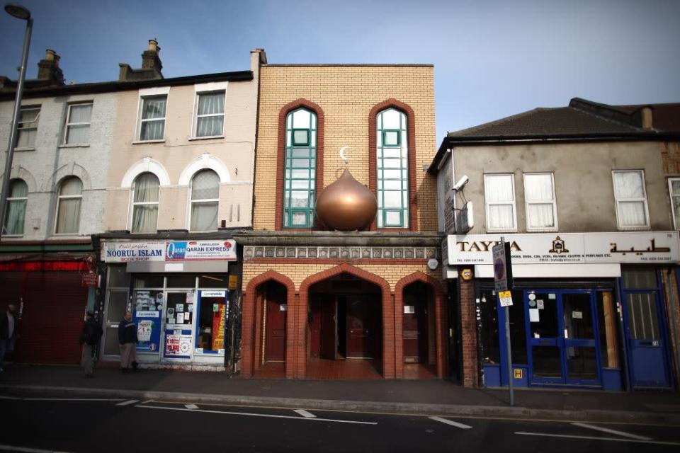 <b>LONDON, ENGLAND - MARCH 22:</b> A mosque in Leyton, London, England.