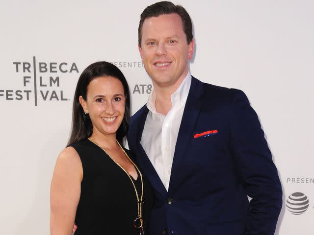 <p>Kristin Callahan/Ace/Shutterstock</p> Willie Geist and Christina Geist in 2017.