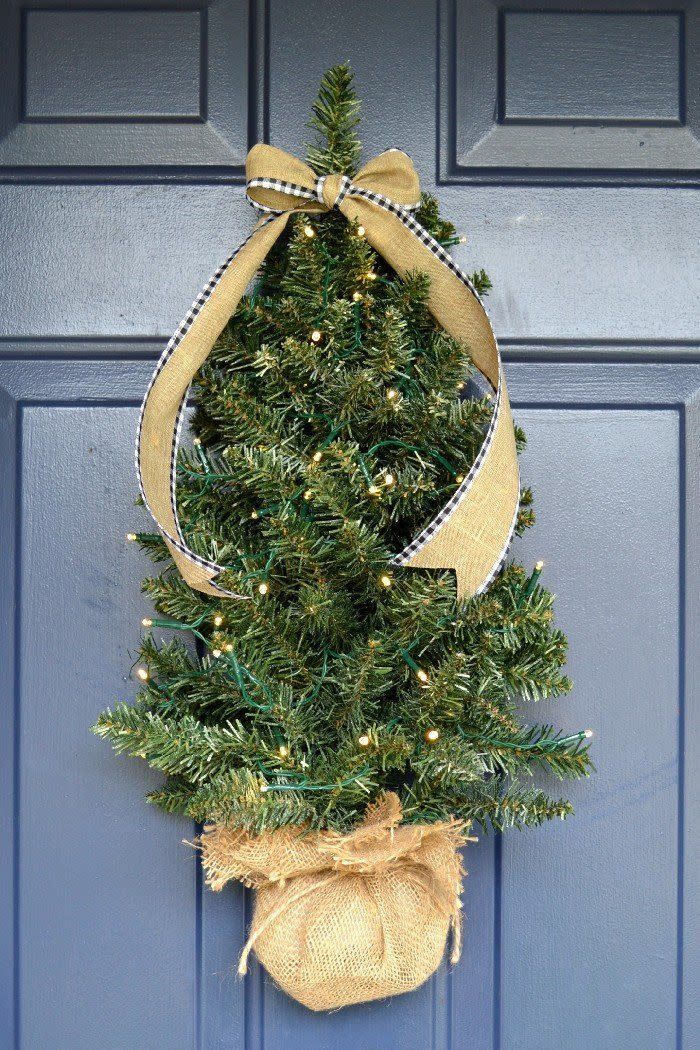 Front Door Christmas Tree