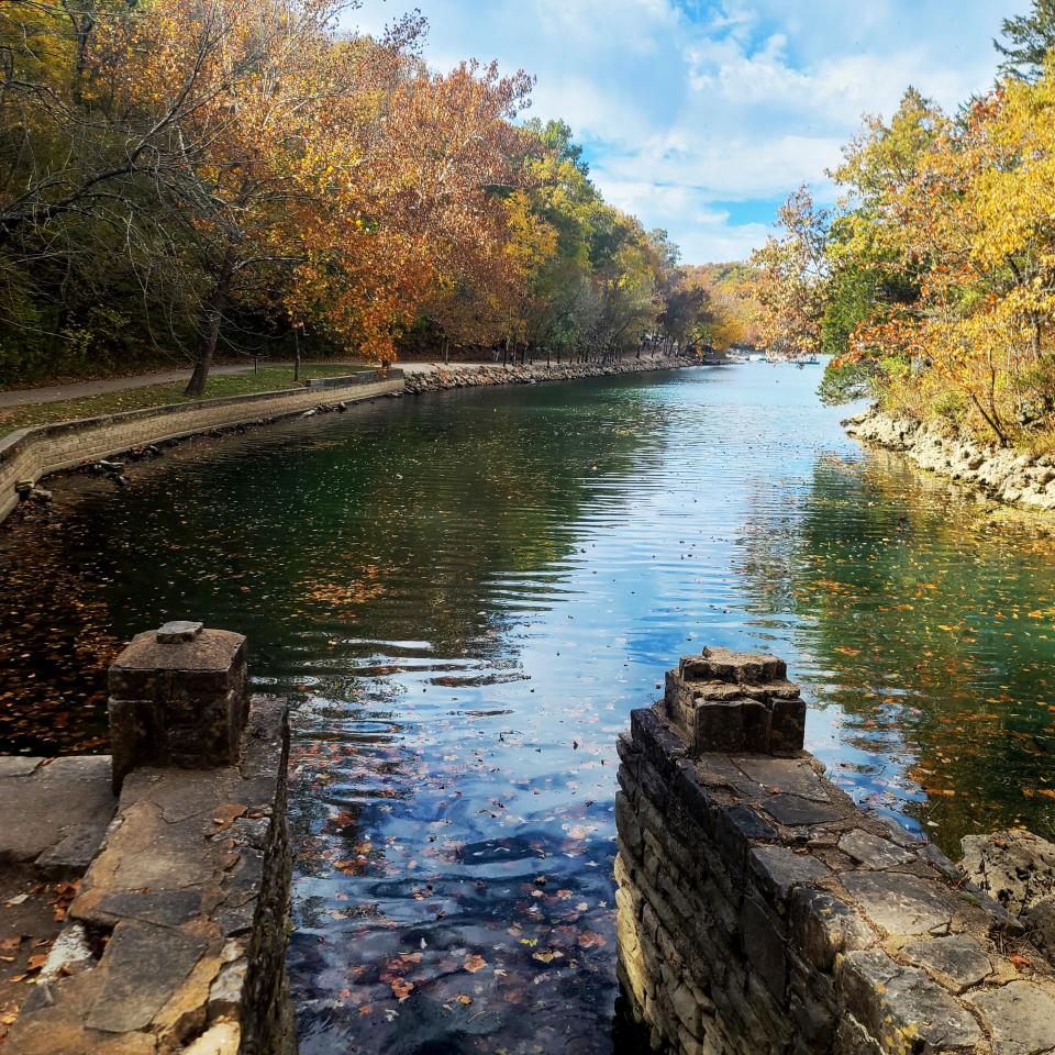 Isaiah Maxi captures the view at Ha Ha Tonka State Park.