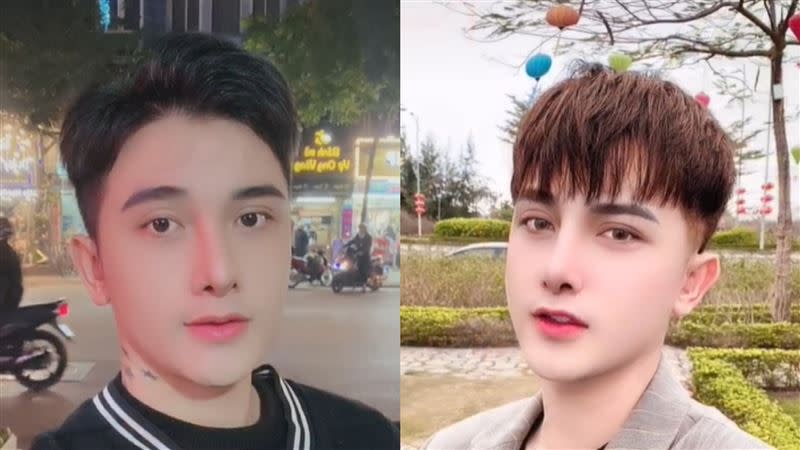 杜奎因整形後變身花美男。（圖／翻攝自Đỗ Quyền TikTok）