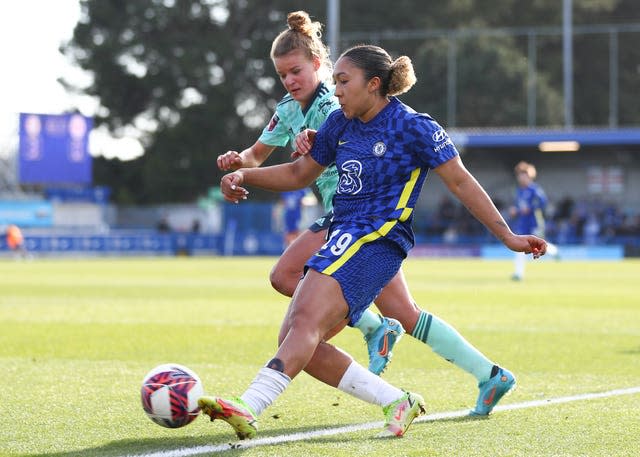 The uncapped Lauren James (right) has been included in Sarina Wiegman's squad (Jacques Feeney/PA).