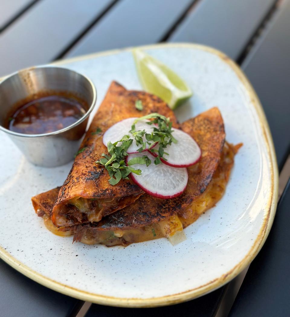 Birria tacos are on the new happy hour menu at Chef Tim Lipman's Coolinary restaurant in Palm Beach Gardens.