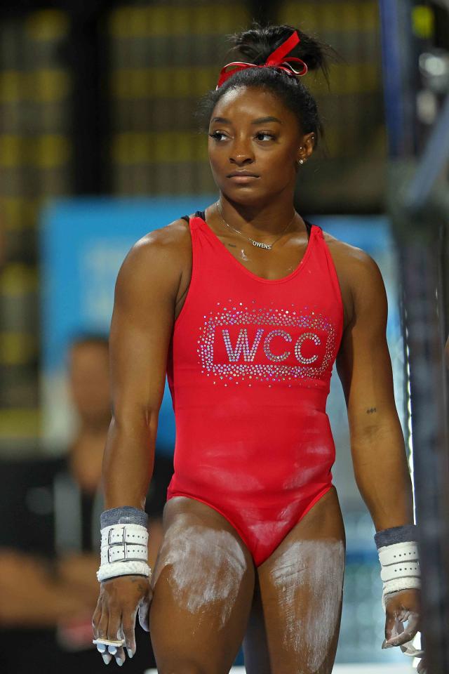 Gymnastics leotard designs for simone biles at the 2024 olympic