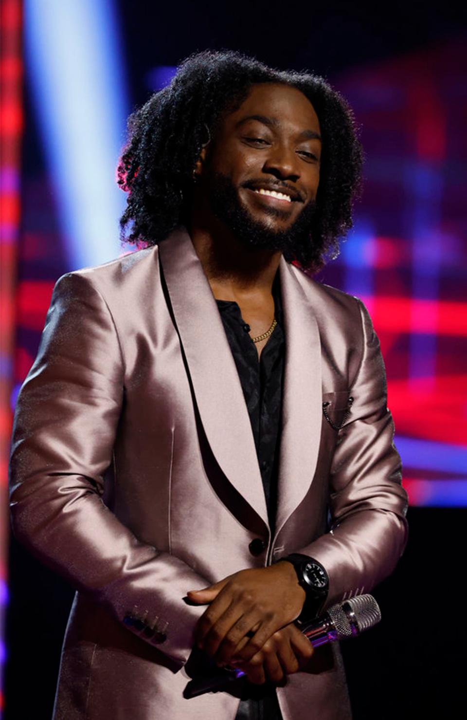 Montgomery resident and Mulga native D.Smooth advanced to the top 5 on "The Voice" on Monday, May 15, 2023.