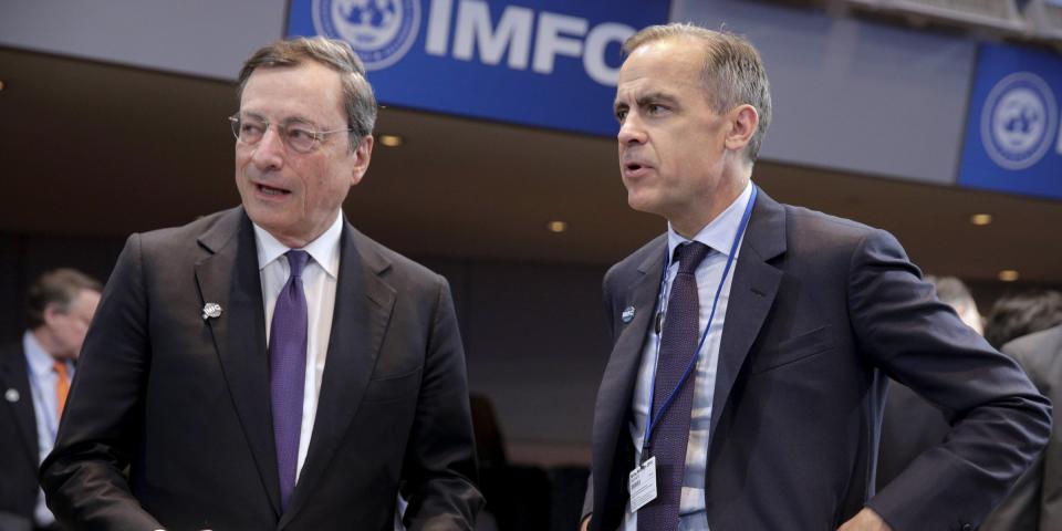 Mark Carney and Mario Draghi