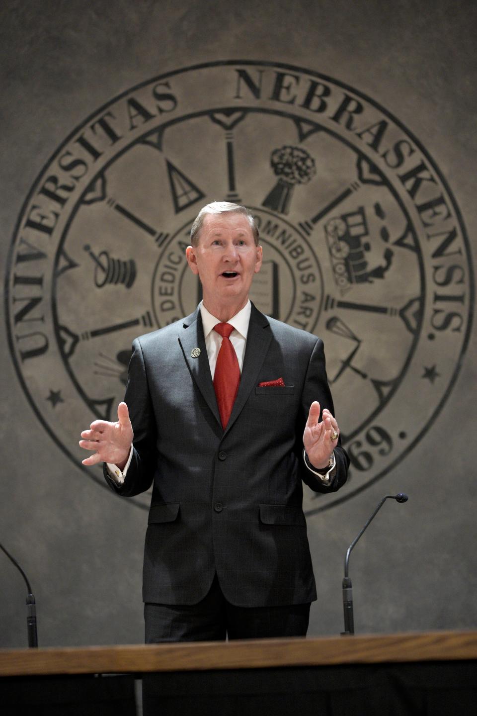 Vice Adm. Walter E. “Ted” Carter, former superintendent of the U.S. Naval Academy, has been named the next president of the University of Nebraska.