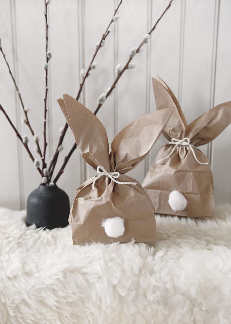 Easter bunny bags.