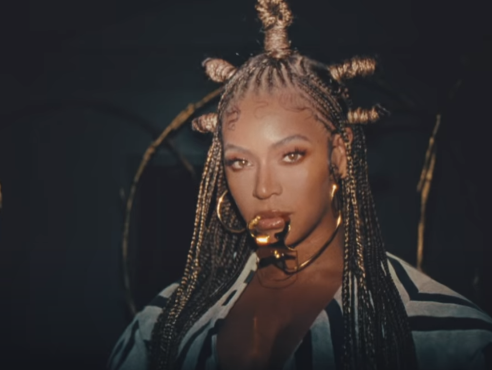 Beyonce/YouTube screengrab