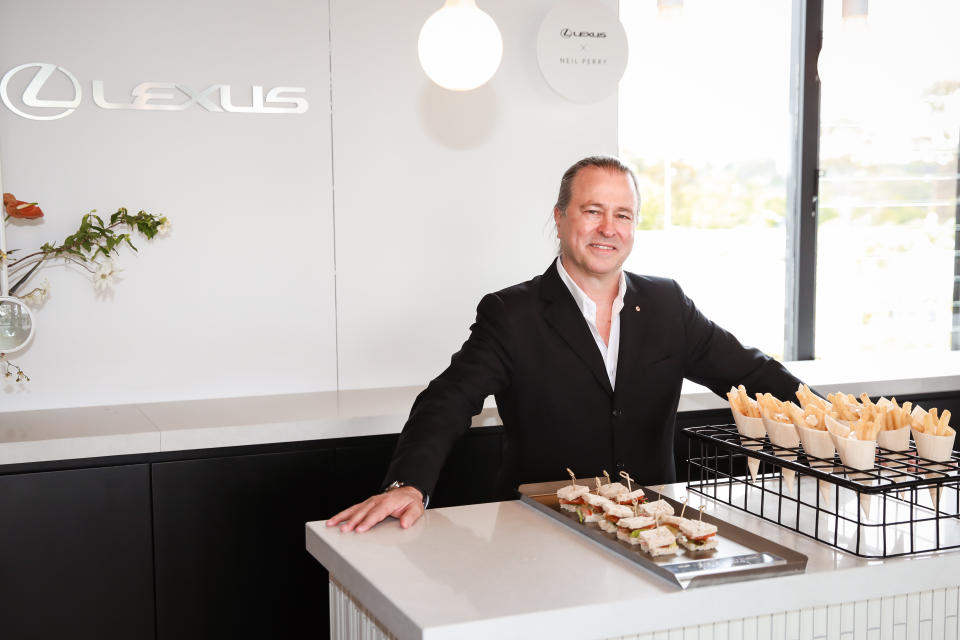 <p>Celebrity chef Neil Perry has curated a delectable menu for the Lexus marquee so racegoers can enjoy a fine dining experience by the racetrack. <br>Photo: Lexus </p>