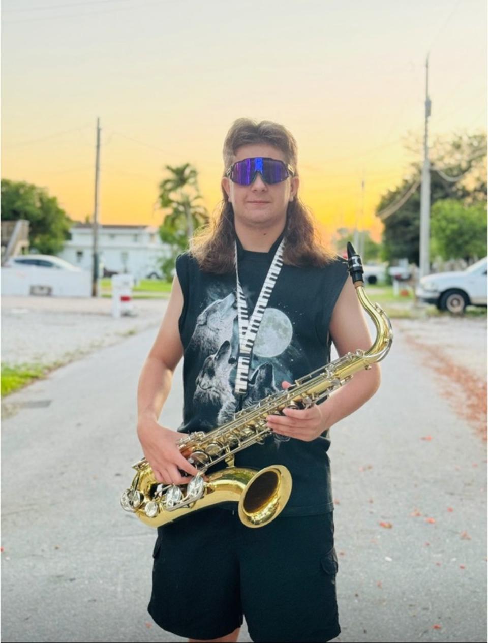 Florida 16-year-old Kane Grissinger, who was crowned the 2023 Mullet Champ in the teen category, hopes to clinch the title again this year (Vanessa Grissinger)