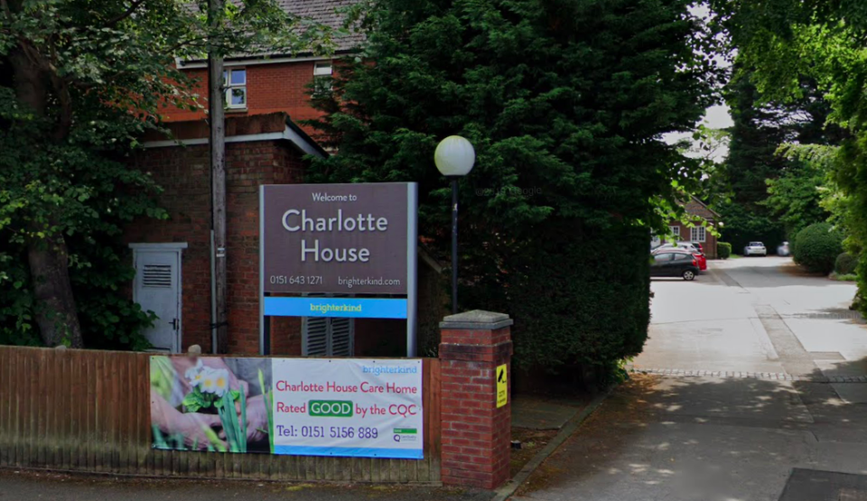 Susan Hughes worked at Charlotte House Care Home in Bebington, The Wirral. (Google)