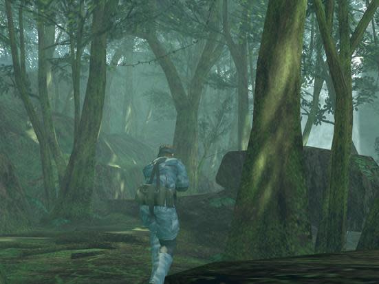 Hideo Kojima's Metal Gear Solid 3 transferred the series' stealthy action to a lush rainforest (Konami)