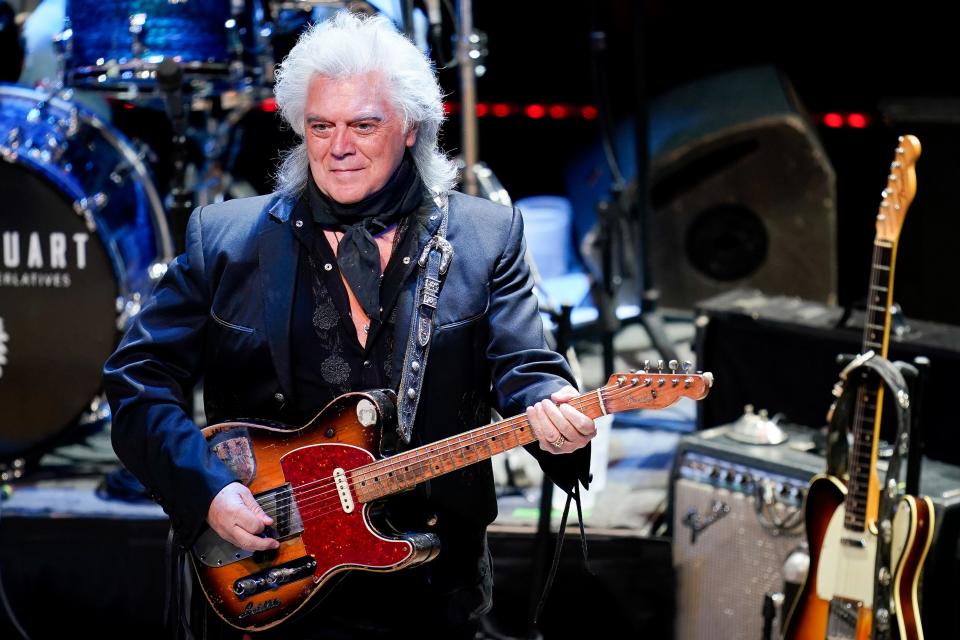 Marty Stuart and His Fabulous Superlatives perform during Marty Stuart’s 19th Late Night Jam at Ryman Auditorium in Nashville, Tenn., Wednesday, June 8, 2022.