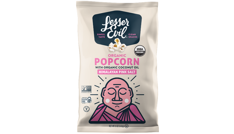 31) Himalayan Pink Salt Organic Popcorn