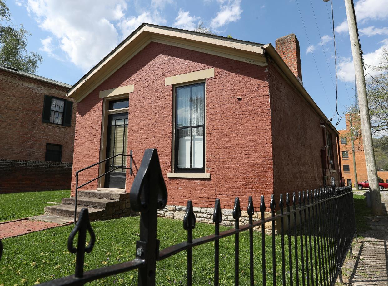 The Hutchings Family Museum in Madison, In. on Apr. 15, 2024. The structure was built circa 1840.