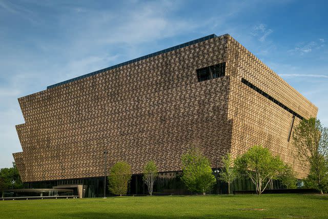 <p>George Rose/Getty Images</p> National Museum of African American History and Culture in Washington, D.C.