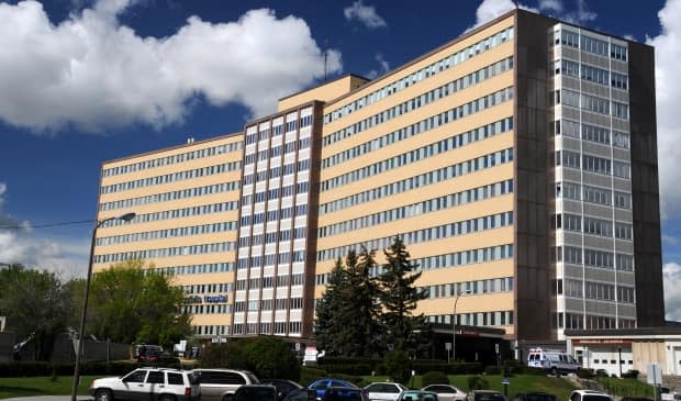 Calgary's Foothills Medical Centre has seen 22 cases of the Delta variant, including 16 patients and six health-care workers on two units. (Alberta Health Services - image credit)