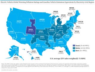 Electric-car wells-to-wheels emission equivalencies in MPG, May 2017 [Union of Concerned Scientists]