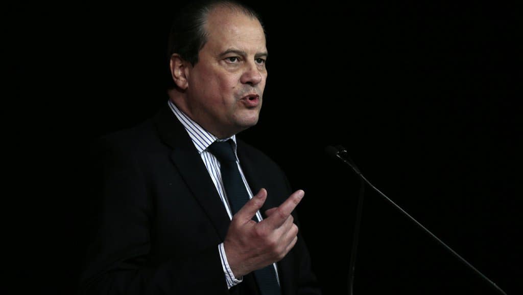 Jean-Christophe Cambadélis le 15 avril 2014 à Paris. - Jacques Demarthon - AFP