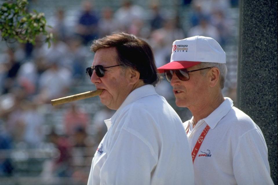 carl haas and paul newman, 1993 long beach grand prix