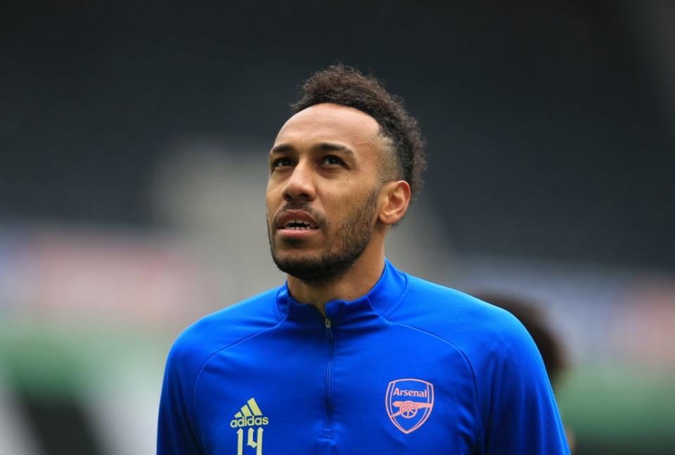 Pierre-Emerick Aubameyang says he is ‘proud and happy’ to join Barcelona (Lindsey Parnaby/PA Images). (PA Archive)