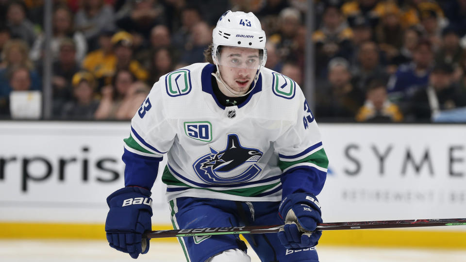 Vancouver Canucks' Quinn Hughes 