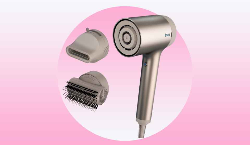 The Shark HyperAir Hair Dryer is often compared to Dyson's Supersonic, but it regularly costs at least $250 less. (Amazon)