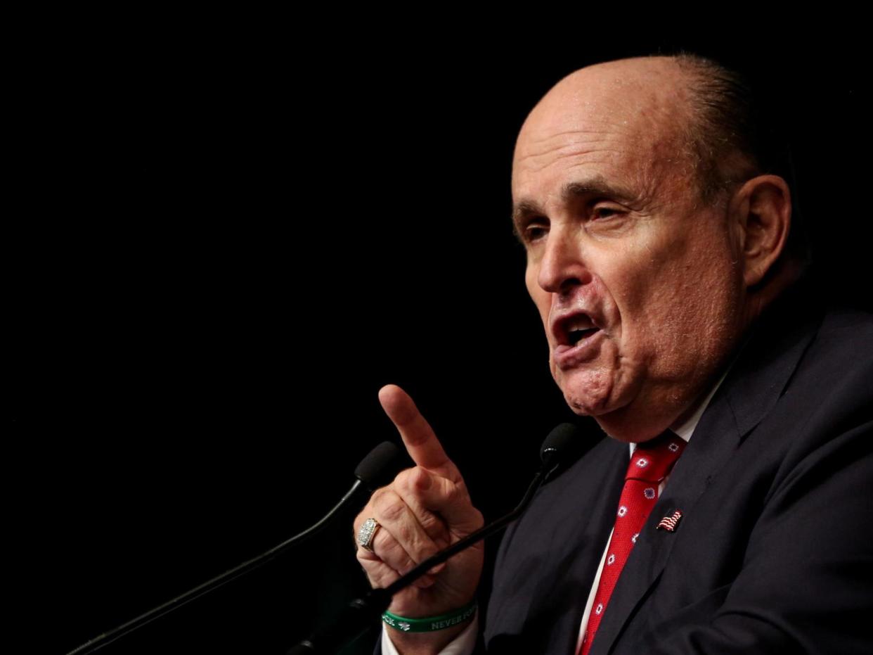 Mr Giuliani was accused in impeachment proceedings of running a shadow-foreign policy operation in Ukraine: Reuters