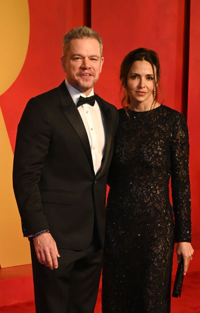 Matt Damon & Luciana Barroso