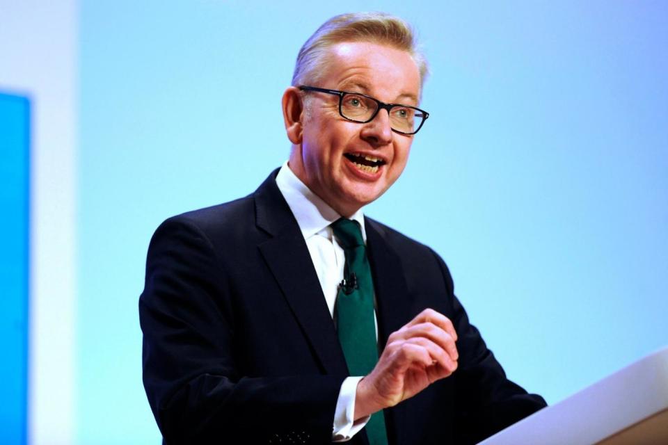 Environment Secretary Michael Gove launched a consultation on the plans (AP)