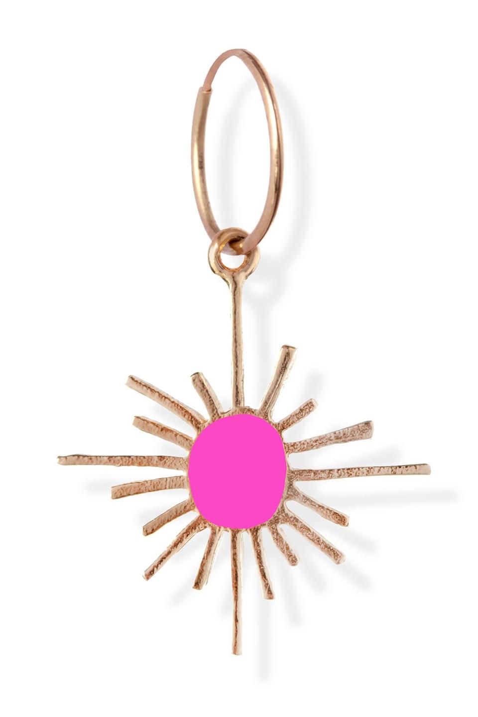 8) Amalia x Pili El Sol Earring in Fuschia