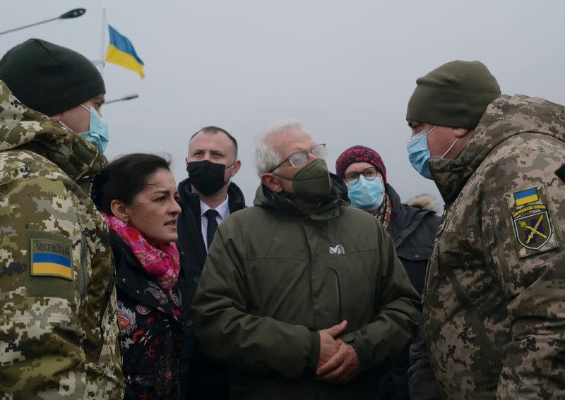 EU's foreign policy chief Josep Borrell visits Luhansk Region