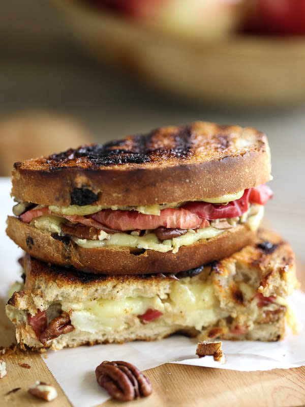 <strong>Get the <a href="http://www.foodiecrush.com/2013/10/roasted-apple-brie-and-pecan-panini/" target="_blank">Roasted Apple, Brie and Pecan Panini recipe</a> from Foodie Crush</strong>