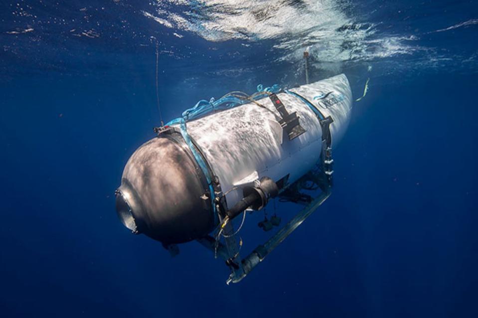 An enormous search mission is currently underway to look for a group of five missing Titanic tourists (Oceangate Expeditions)